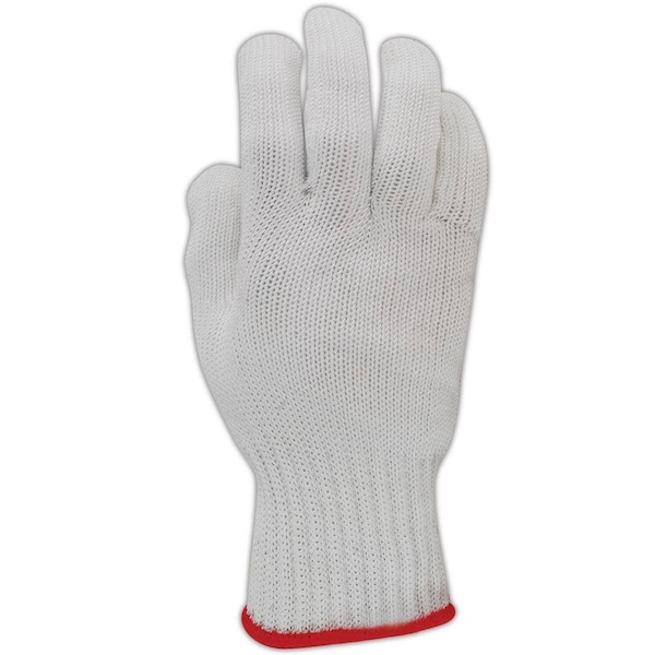 Magid Machine Knit Gloves, 5 Cut Level, White, XL SP7255-XL - main